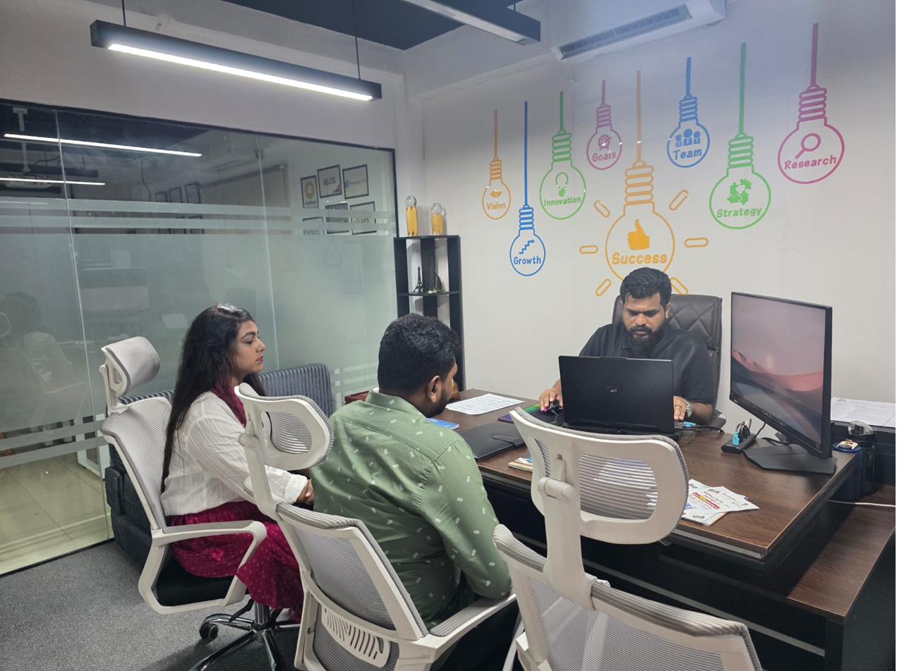 A successful in-house admission day at Orbit Education at Orbit Education