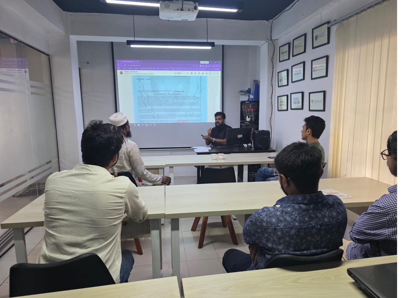 A successful in-house admission day at Orbit Education at Orbit Education