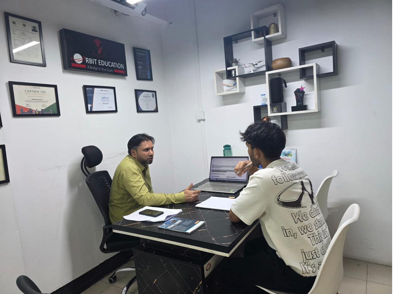 A successful in-house admission day at Orbit Education at Orbit Education